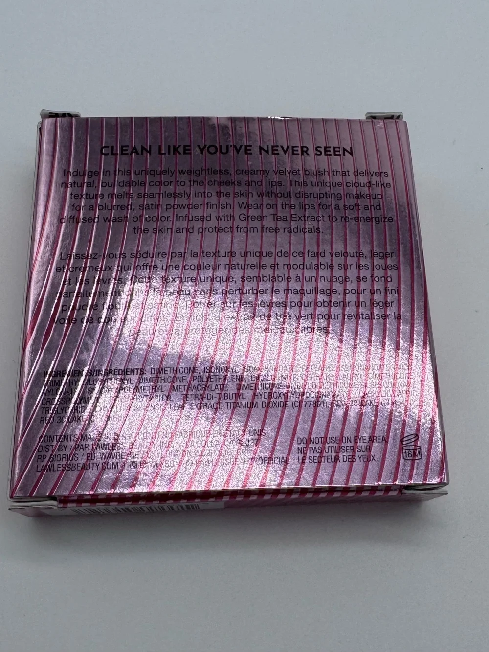 LAWLESS Pinch My Cheeks Soft-Blur Cream Blush Cherry Pie NIB